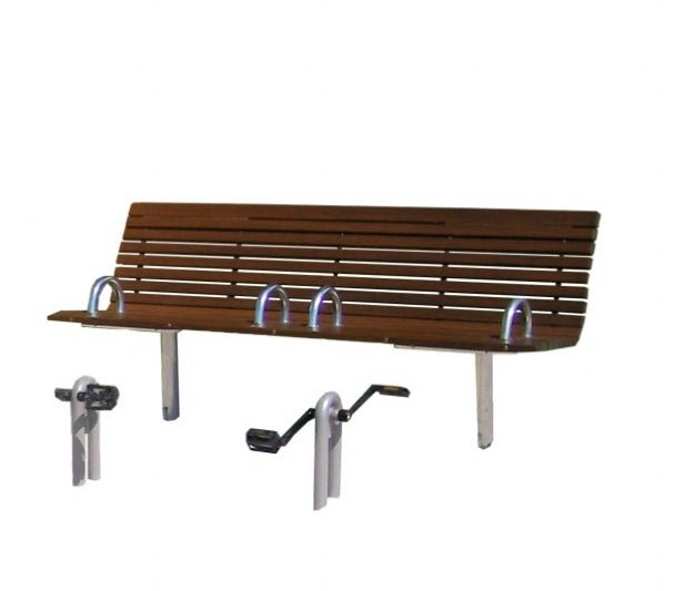 Zitbank Stilo Senior Fitness - Bank - GroundLevel straatmeubilair - Euroform - W