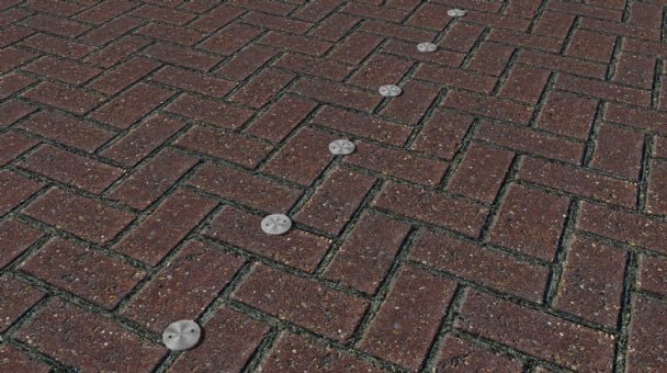 Markeernagel GLTM tijdelijk - Wegdeknagels & markeernagels - GroundLevel straatmeubilair - GroundLevel