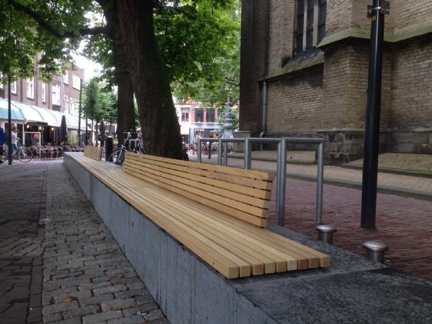 Zittingen Linea - zitting - GroundLevel straatmeubilair - Euroform - W