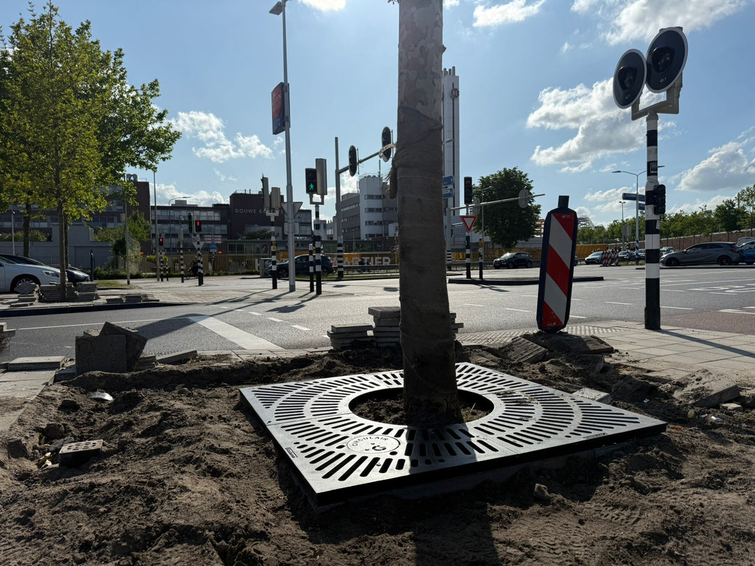 BAM Infra plaatst 13 G-Circulair boomroosters in Utrecht