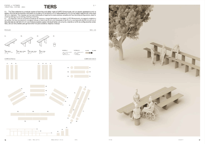 Brochure: Modulars - modulaire collecties van Escofet - GroundLevel straatmeubilair