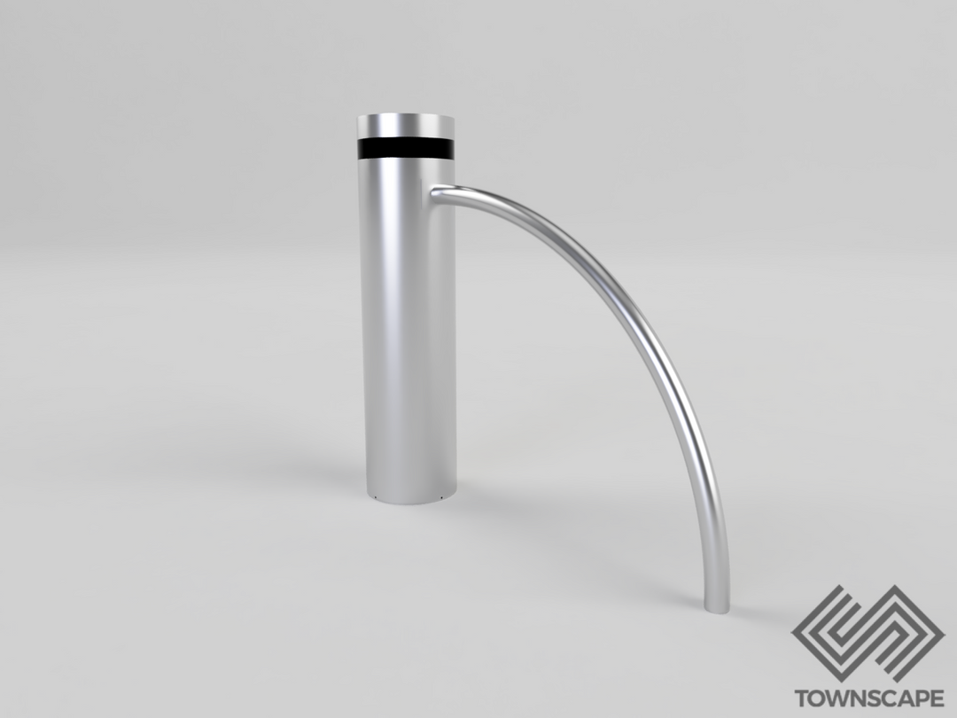 PAS68 CT40 Wessex afzetpaal met fietsrek - Ultra Shallow Mount