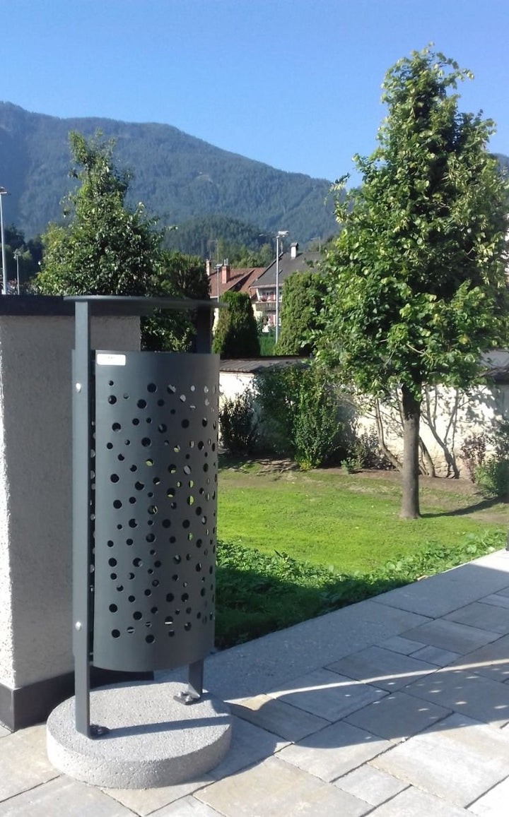 Afvalbak Comfort rond - Afvalbak - GroundLevel straatmeubilair - Euroform - W