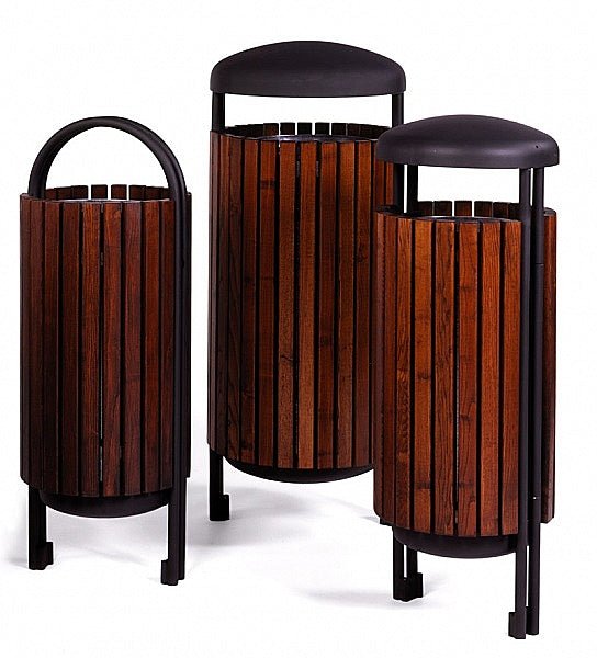 Afvalbak Contour - Afvalbak - GroundLevel straatmeubilair - Euroform - W