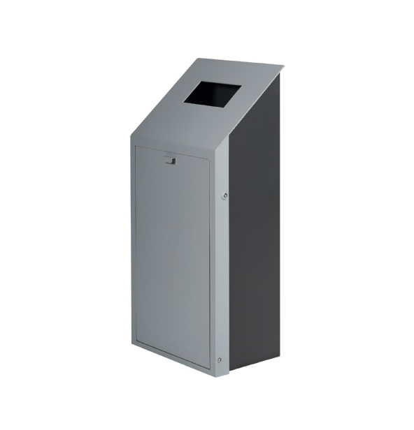 Afvalbak CUBE - Afvalbak - GroundLevel straatmeubilair - Euroform - W