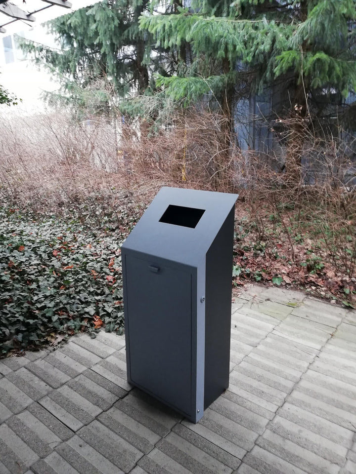 Afvalbak CUBE - Afvalbak - GroundLevel straatmeubilair - Euroform - W