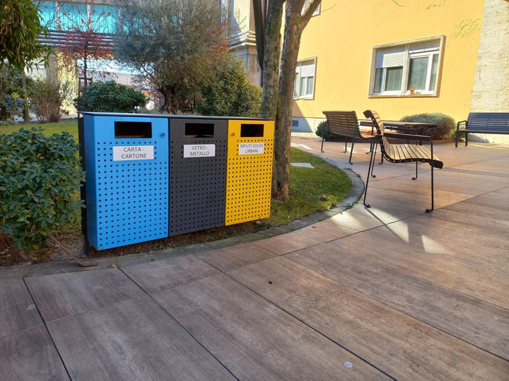 Afvalbak Ecology - Afvalbak - GroundLevel straatmeubilair - Euroform - W