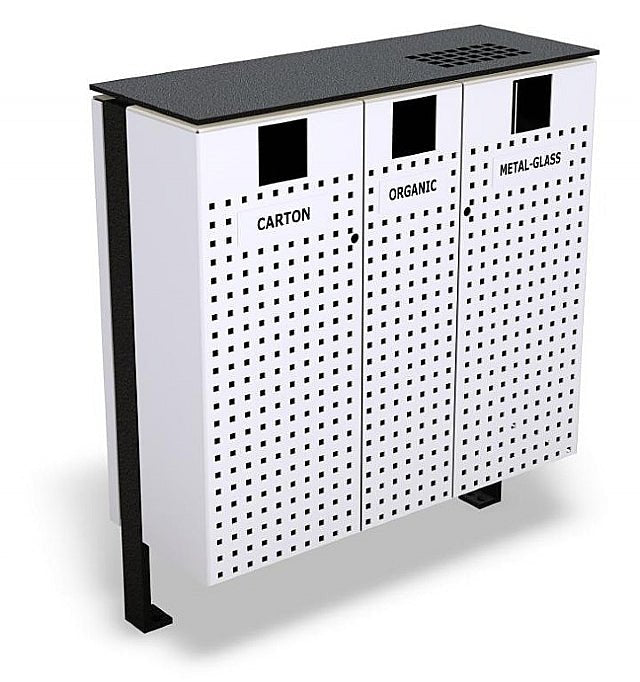 Afvalbak Ecology - Afvalbak - GroundLevel straatmeubilair - Euroform - W