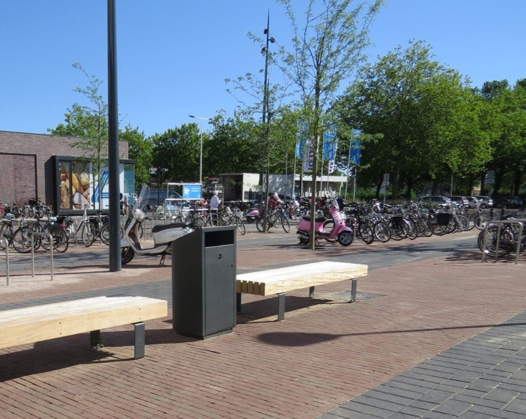 Afvalbak Eddy - Afvalbak - GroundLevel straatmeubilair - Euroform - W