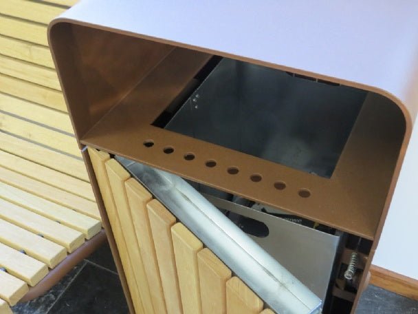 Afvalbak NEO - Afvalbak - GroundLevel straatmeubilair - Euroform - W