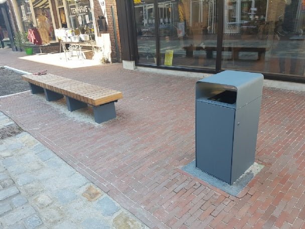 Afvalbak NEO - Afvalbak - GroundLevel straatmeubilair - Euroform - W