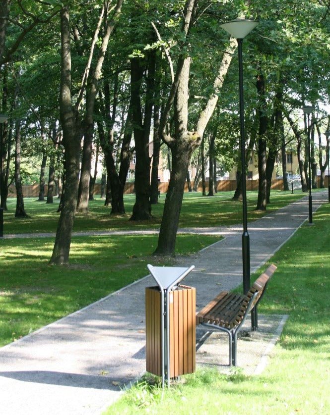 Afvalbak Scala - Afvalbak - GroundLevel straatmeubilair - Euroform - W