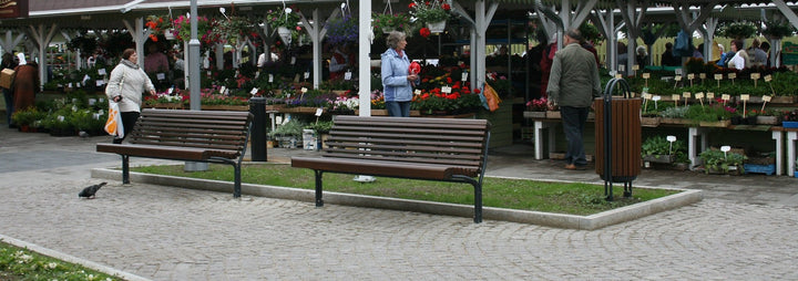 Zitbank Contour H - Bank - GroundLevel straatmeubilair - Euroform - W