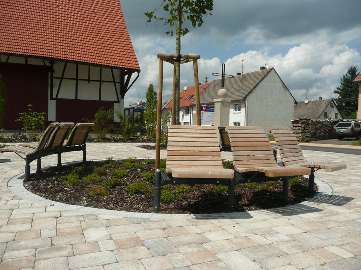 Zitbank Domino - Bank - GroundLevel straatmeubilair - Euroform - W