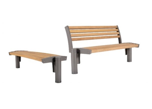 Zitbank Fritz - Bank - GroundLevel straatmeubilair - Euroform - W