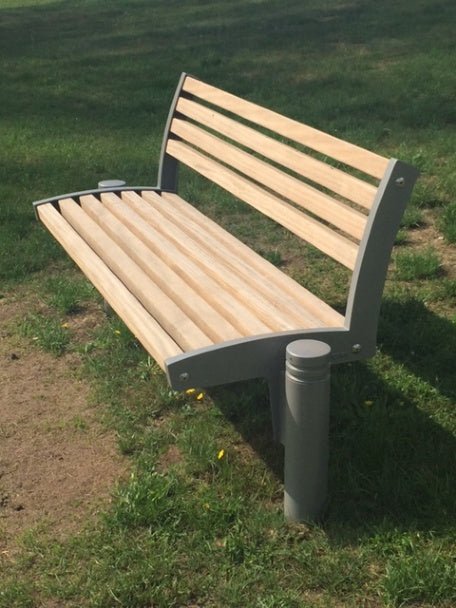 Zitbank Fritz - Bank - GroundLevel straatmeubilair - Euroform - W