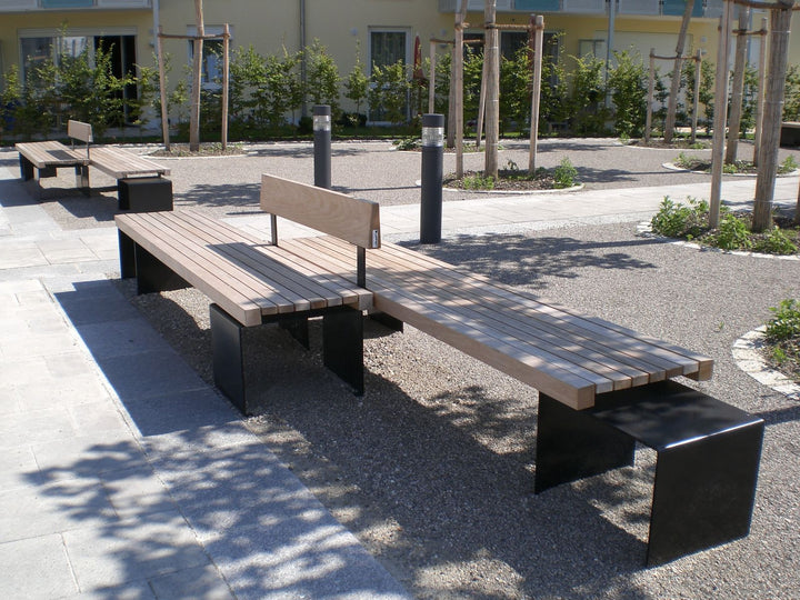 Zitbank Linea 387 - Bank - GroundLevel straatmeubilair - Euroform - W