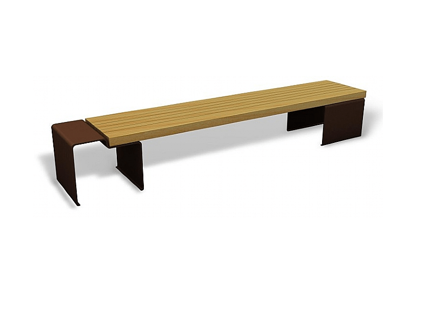 Zitbank Linea1310 - Bank - GroundLevel straatmeubilair - Euroform - W