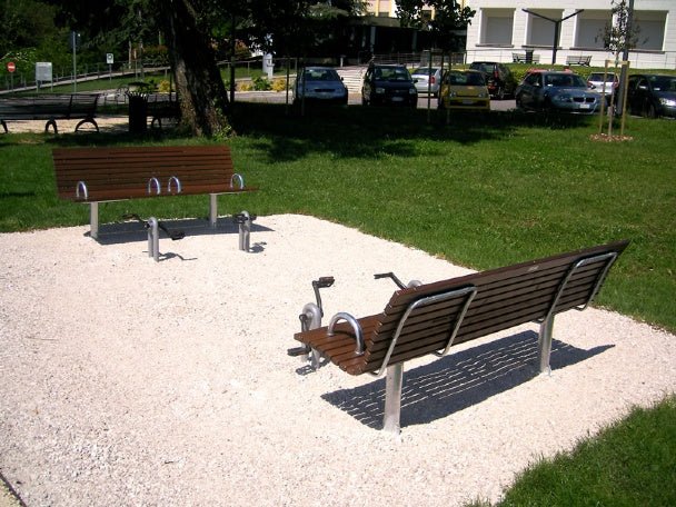 Zitbank Stilo Senior Fitness - Bank - GroundLevel straatmeubilair - Euroform - W