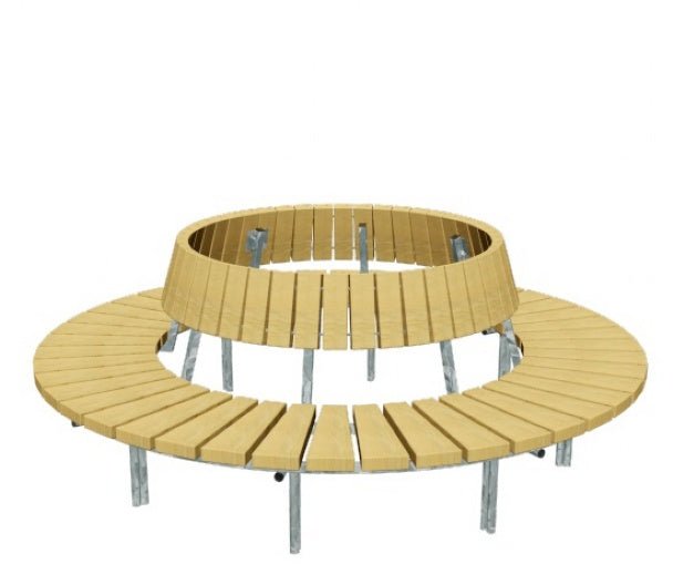 Boombank 99FU - Boombank - GroundLevel straatmeubilair - Euroform - W