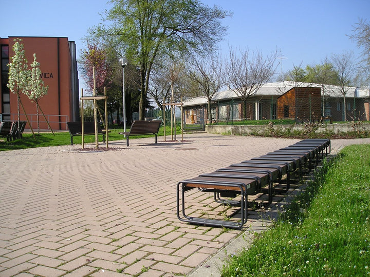 Bank fietsklem Basic 196 - Fietsenrek - GroundLevel straatmeubilair - Euroform - W