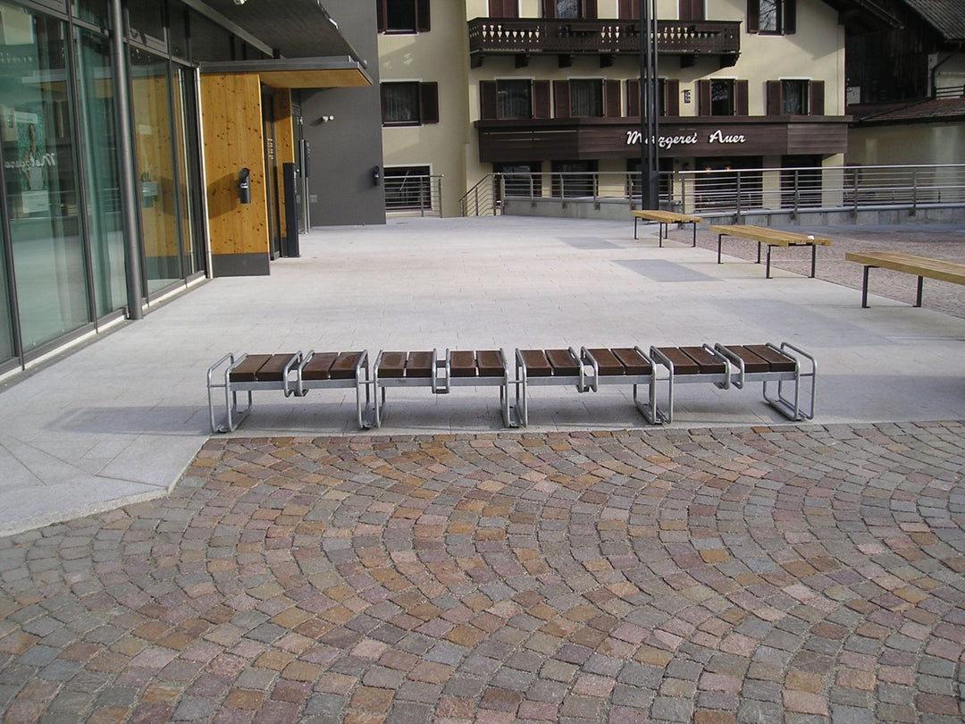 Bank fietsklem Basic 196 - Fietsenrek - GroundLevel straatmeubilair - Euroform - W