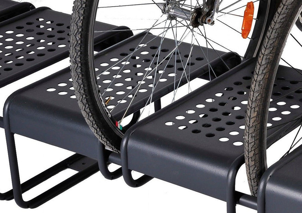 Bank fietsklem Basic 196L - Fietsenrek - GroundLevel straatmeubilair - Euroform - W