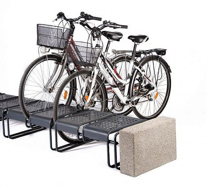 Bank fietsklem Basic 196L - Fietsenrek - GroundLevel straatmeubilair - Euroform - W