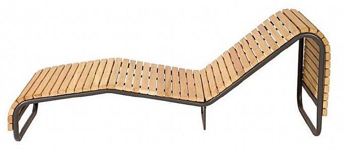 Ligbed Contour - Ligstoelen - GroundLevel straatmeubilair - Euroform - W