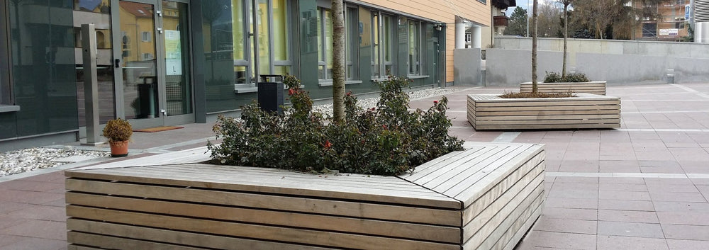 Plantenbank Brunico S - Plantenbank - GroundLevel straatmeubilair - Euroform - W