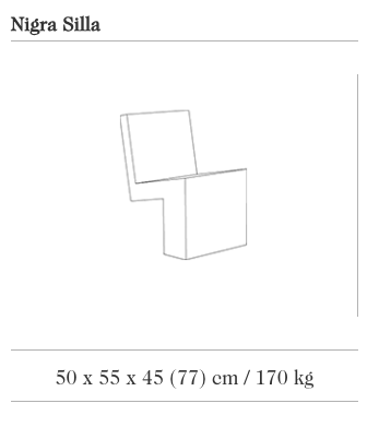NIGRA STOEL - Stoelen en poefs - GroundLevel straatmeubilair - Escofet