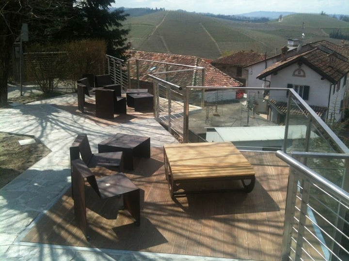 Stoel of bank Linea - Stoelen & poefs - GroundLevel straatmeubilair - Euroform - W