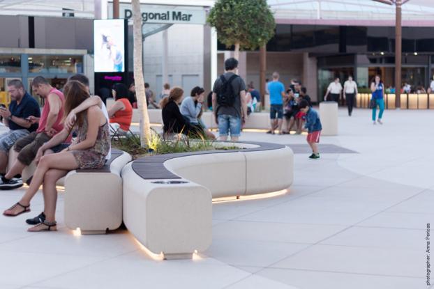 SERP - Vlakke banken - GroundLevel straatmeubilair - Escofet