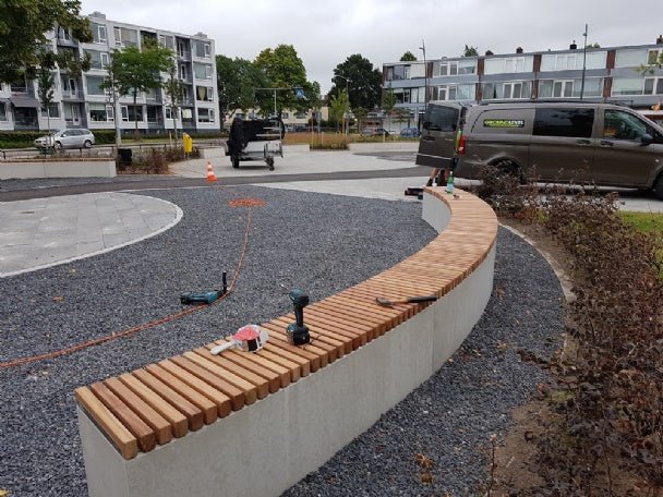 Zitranden EDY beton - zitting - GroundLevel straatmeubilair - GroundLevel