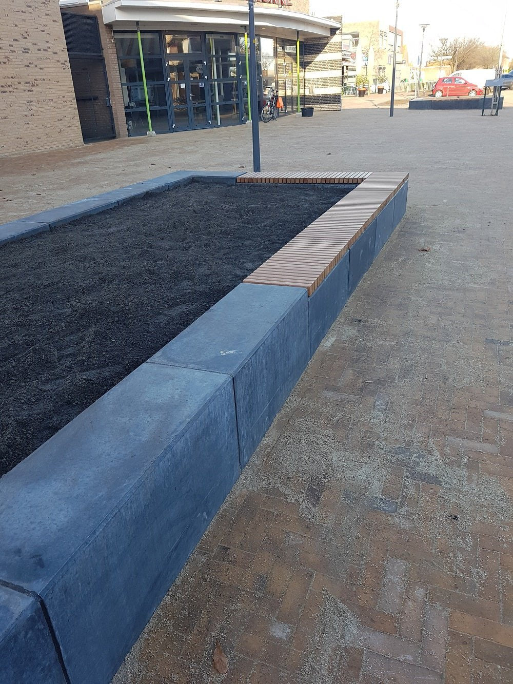 Zitranden EDY beton - zitting - GroundLevel straatmeubilair - GroundLevel