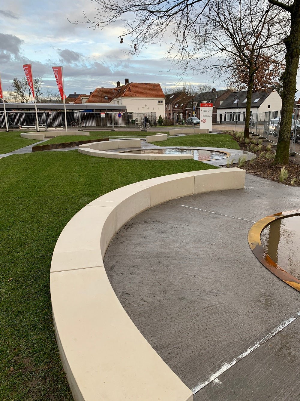 Zitranden EDY beton - zitting - GroundLevel straatmeubilair - GroundLevel
