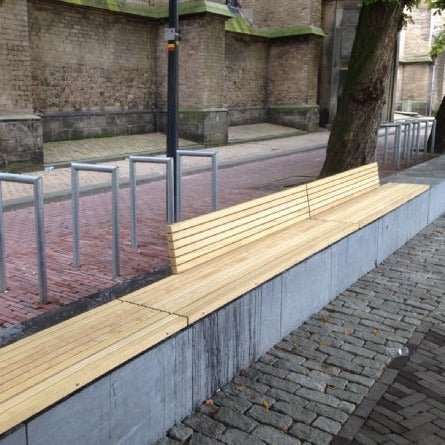 Zittingen Linea - zitting - GroundLevel straatmeubilair - Euroform - W