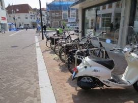 Fietsparkeren in het gareel in binnenstad Zutphen